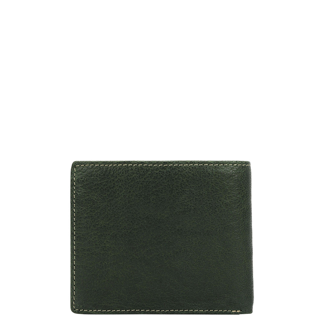 Bifold Men's Wallet - Petrol Green