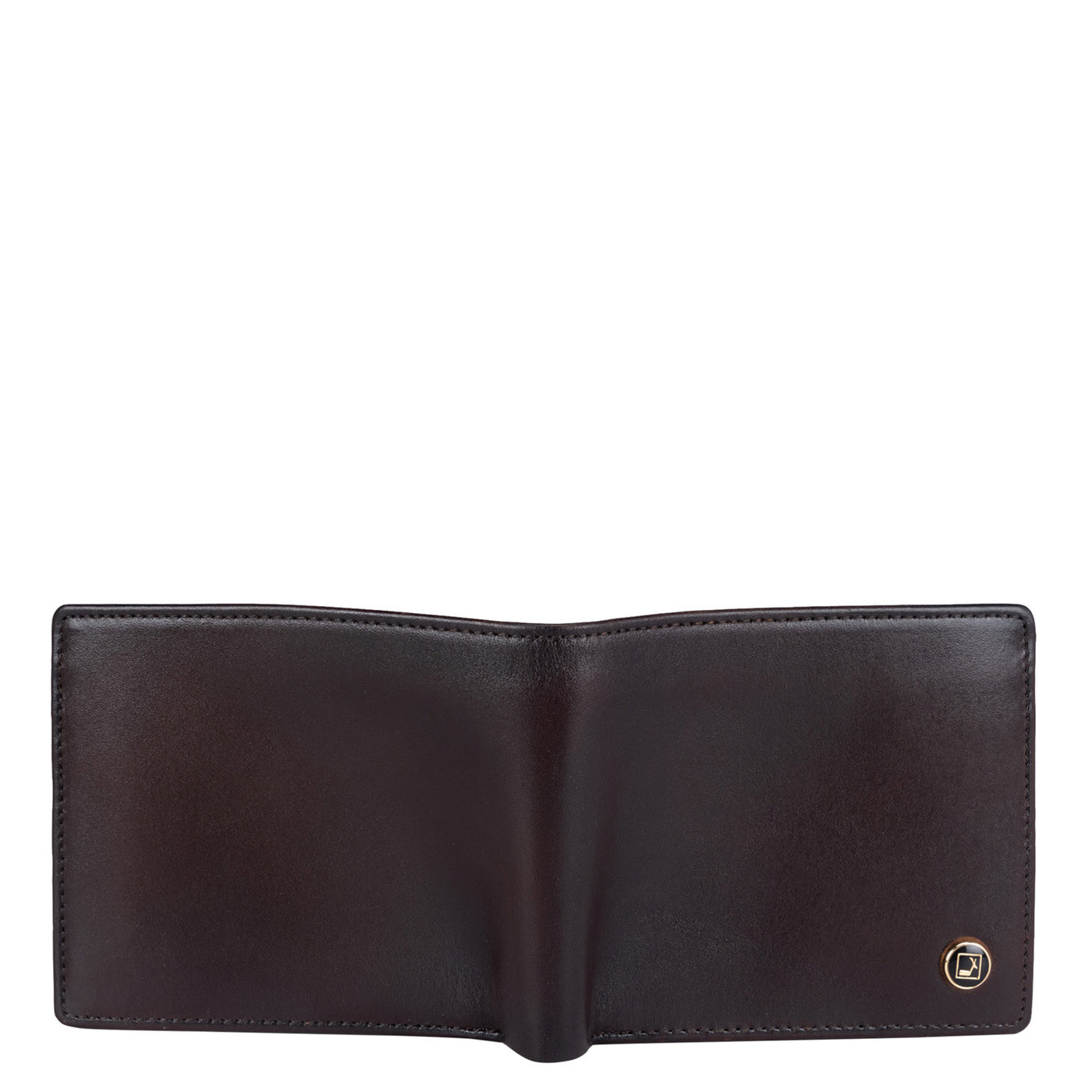 Plain Leather Mens Wallet - Brown
