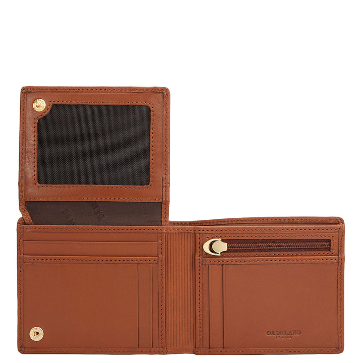 Tan Bifold Leather Mens Wallet