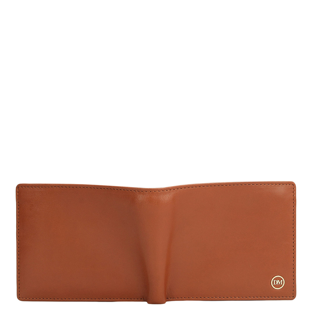 Tan Bifold Leather Mens Wallet