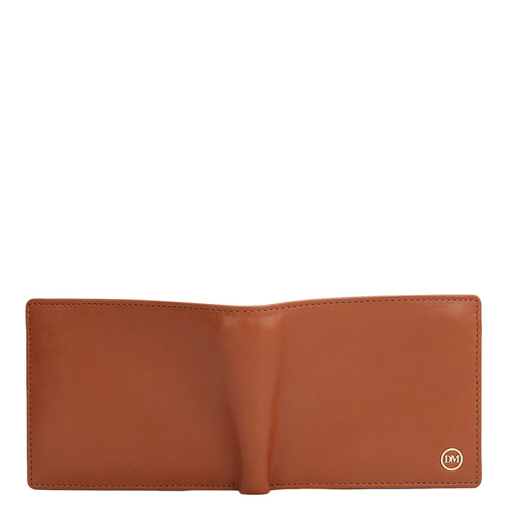 Tan Bifold Leather Mens Wallet