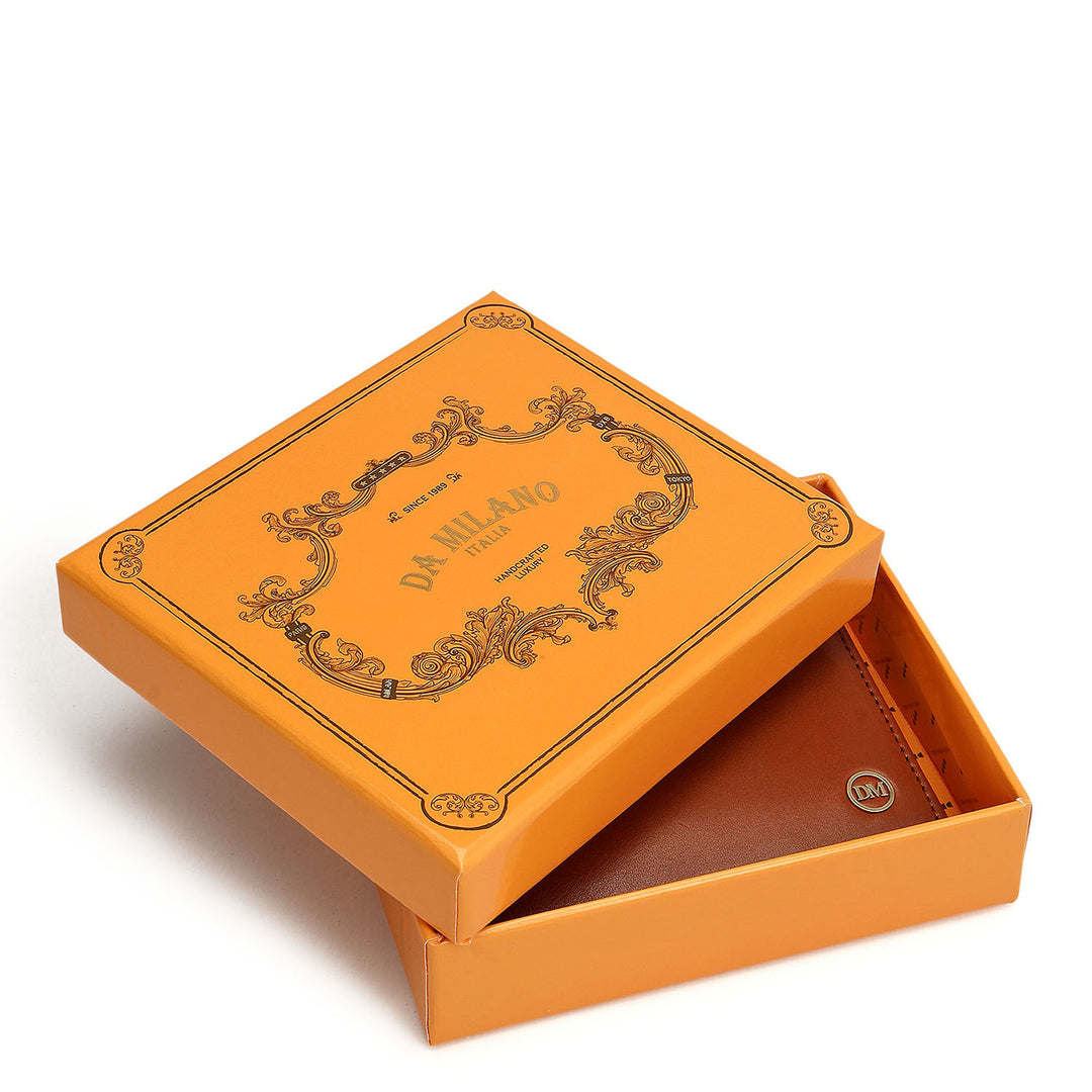 Tan Bifold Leather Mens Wallet