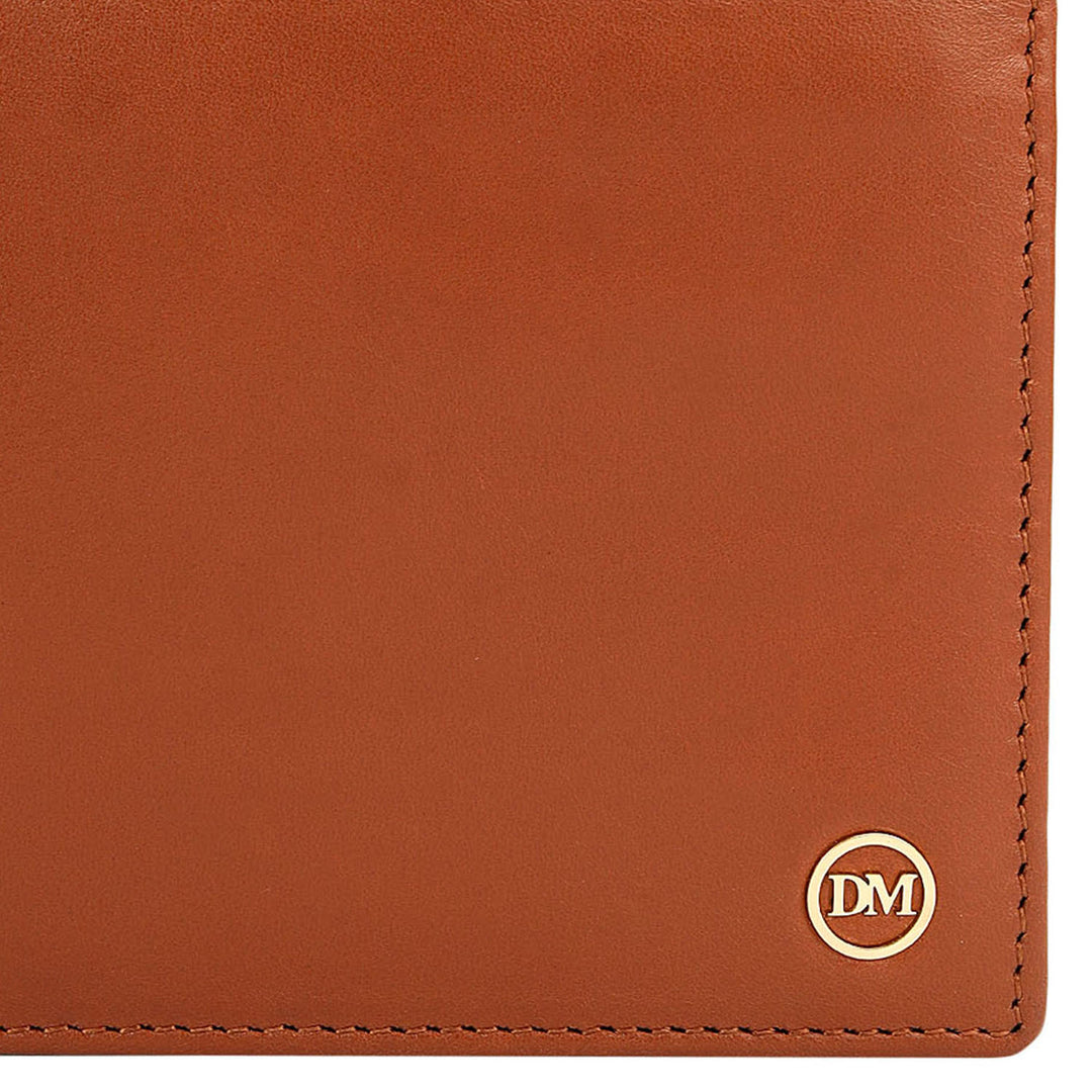 Tan Bifold Leather Mens Wallet