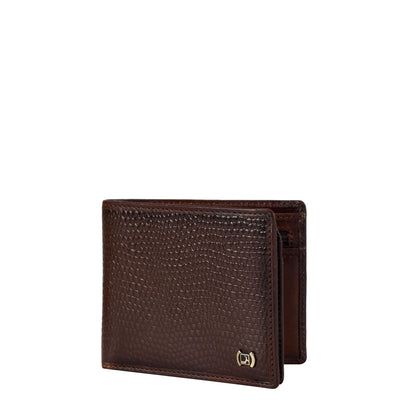 Fish Leather Mens Wallet - Brown