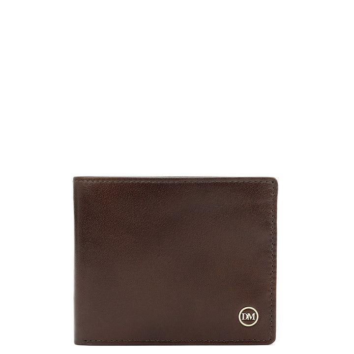 Brown Bifold Leather Mens Wallet