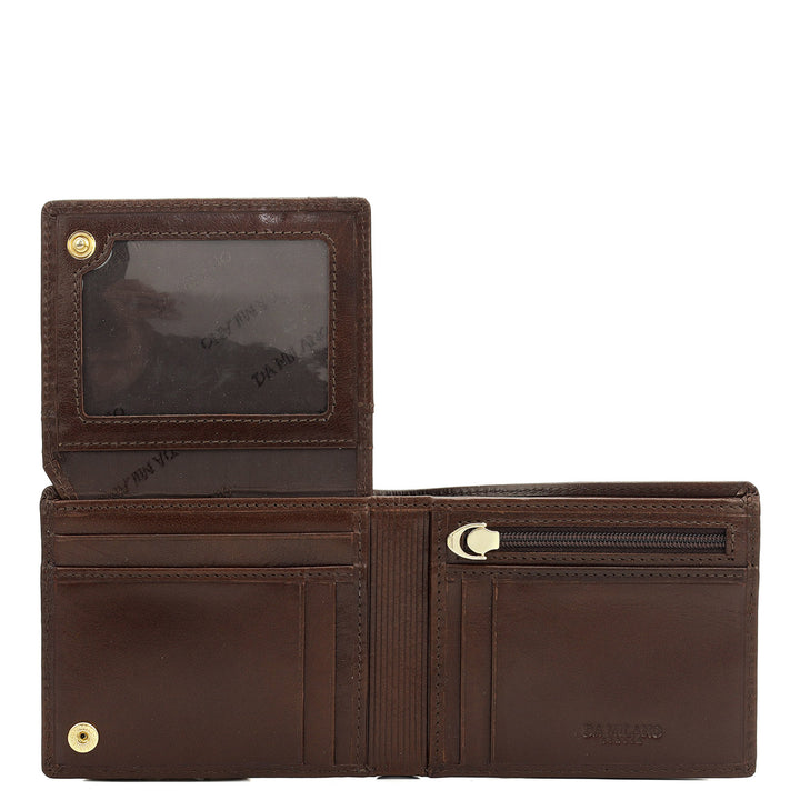 Brown Bifold Leather Mens Wallet
