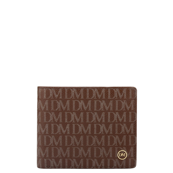 Date Bifold Leather Mens Wallet