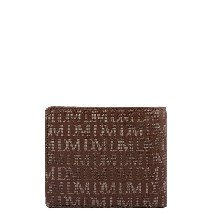 Date Bifold Leather Mens Wallet