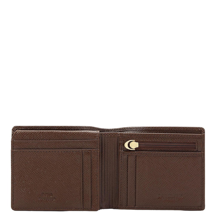 Classic Bifold Men's Wallet - Walnut