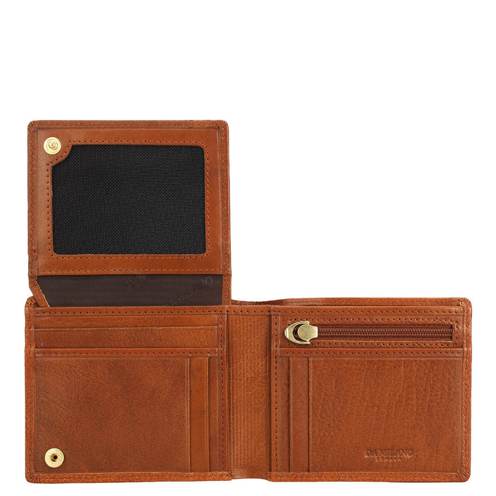 Date Bifold Leather Mens Wallet