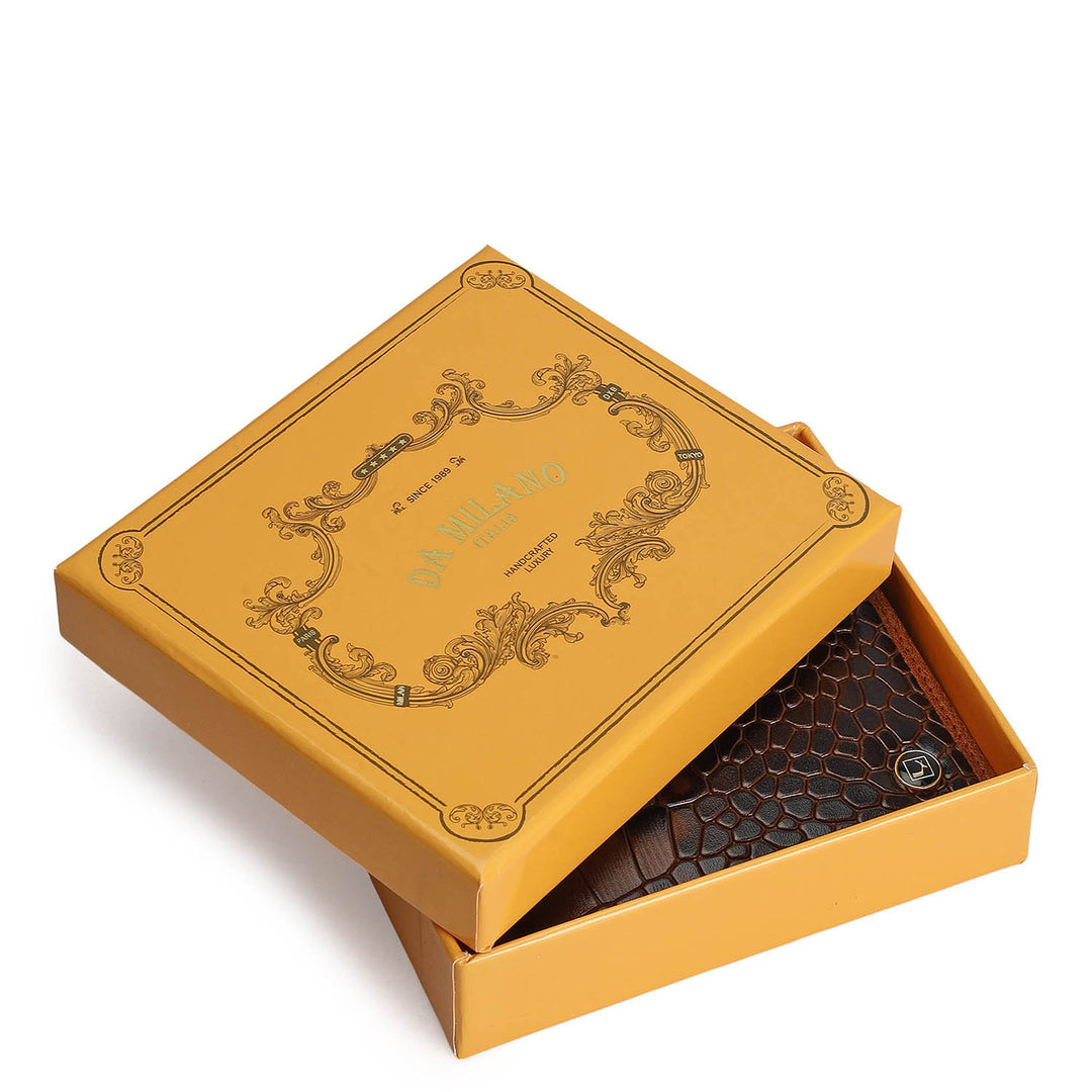 Date Bifold Leather Mens Wallet