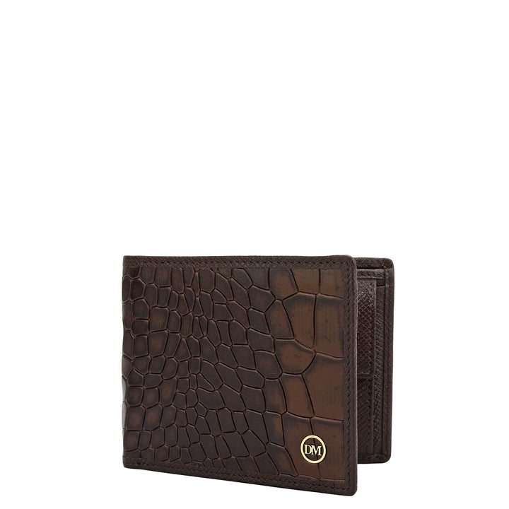 Date Bifold Leather Mens Wallet