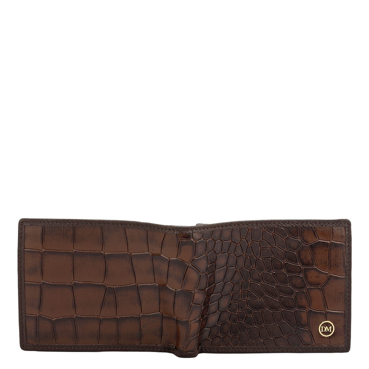 Date Bifold Leather Mens Wallet