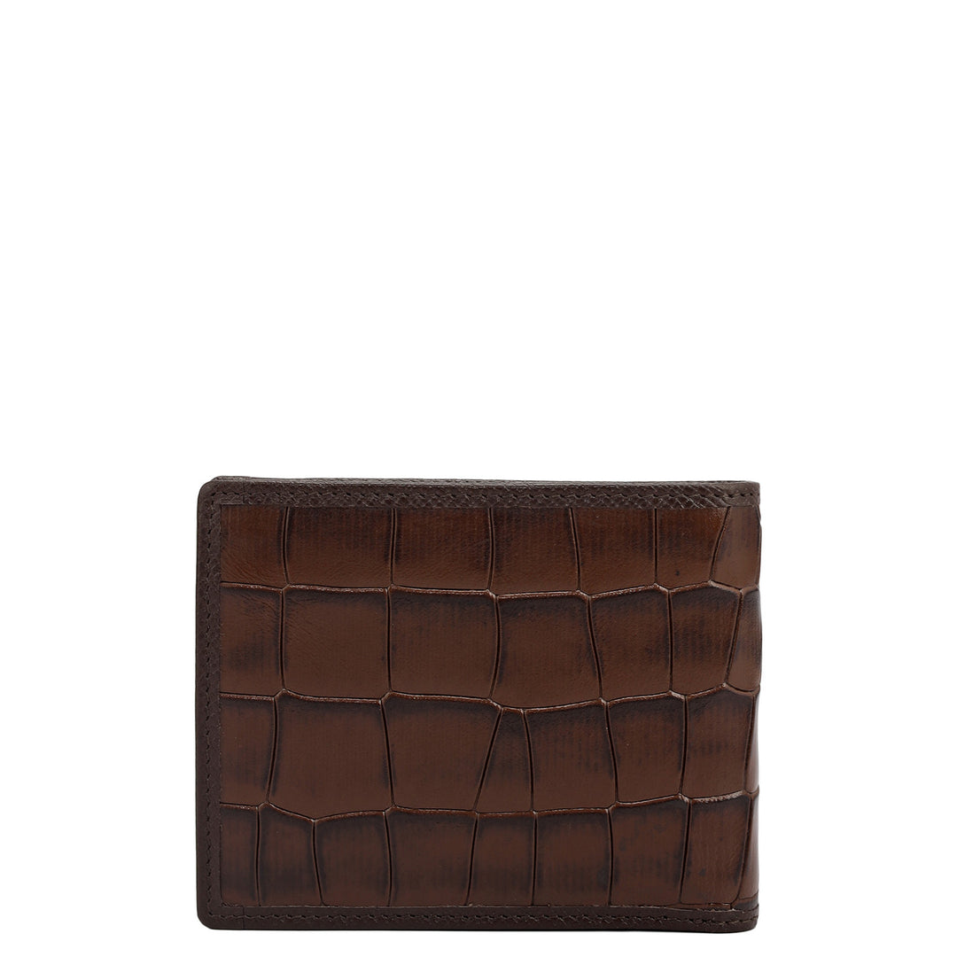 Date Bifold Leather Mens Wallet