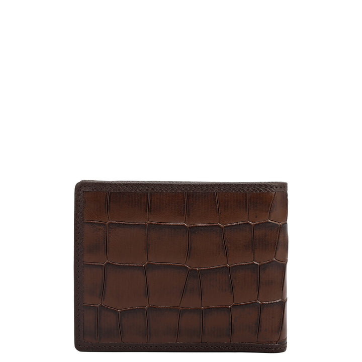 Date Bifold Leather Mens Wallet