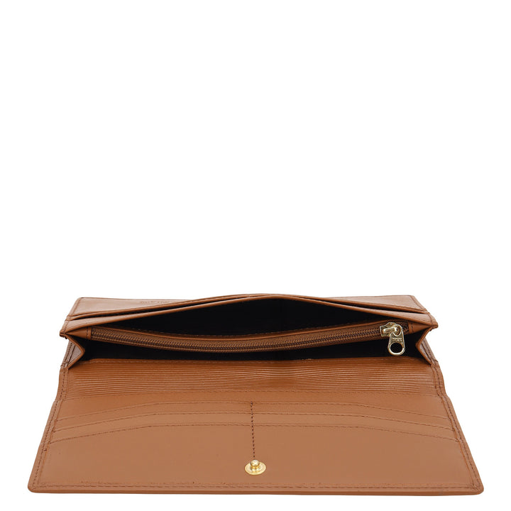 Men's Coat Wallet - Cognac