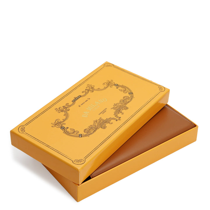Men's Coat Wallet - Cognac