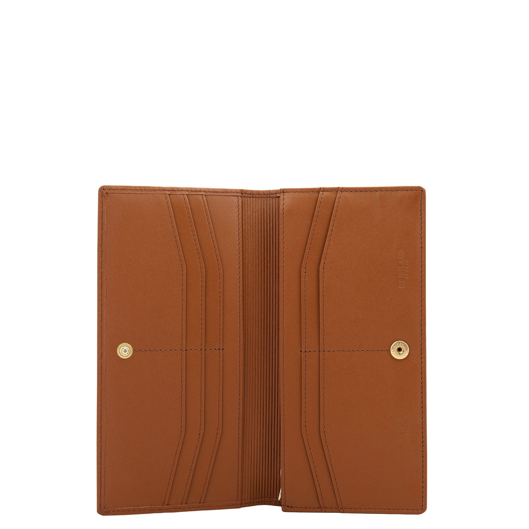 Men's Coat Wallet - Cognac