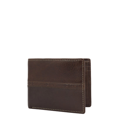 Brown Bifold Leather Mens Wallet