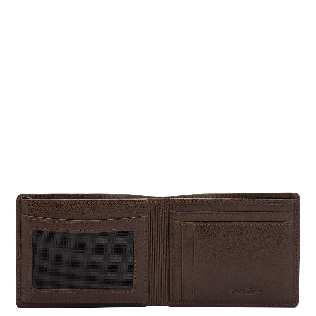 Brown Bifold Leather Mens Wallet