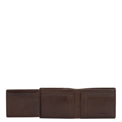 Brown Bifold Leather Mens Wallet