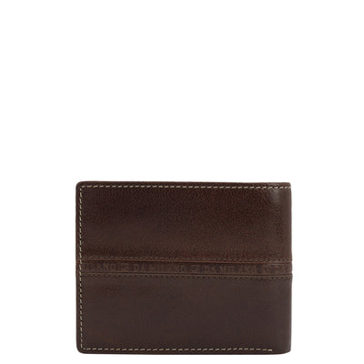 Brown Bifold Leather Mens Wallet