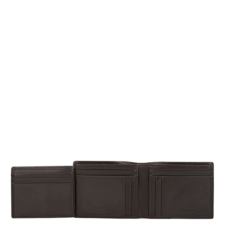 Brown Bifold Leather Mens Wallet