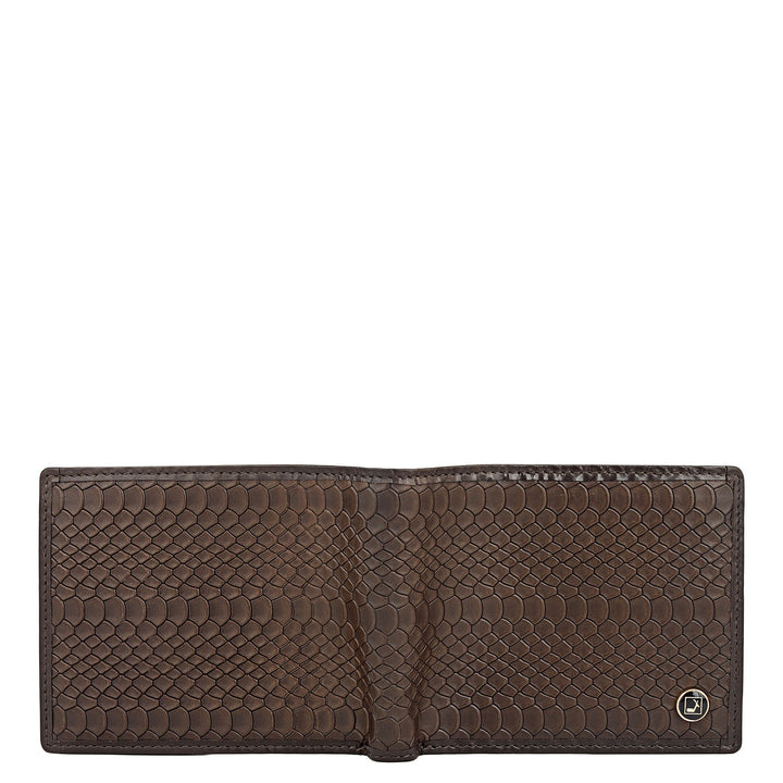 Brown Bifold Leather Mens Wallet