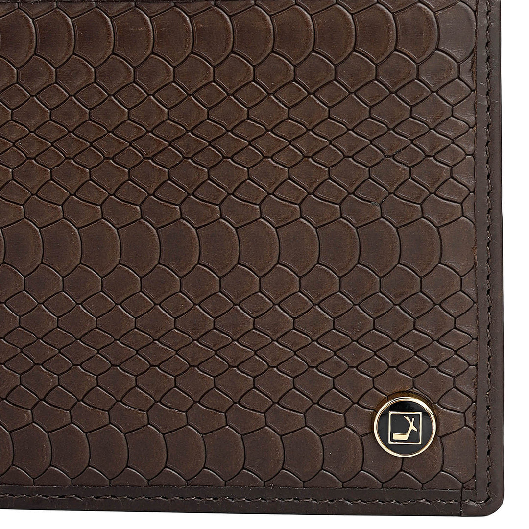 Brown Bifold Leather Mens Wallet