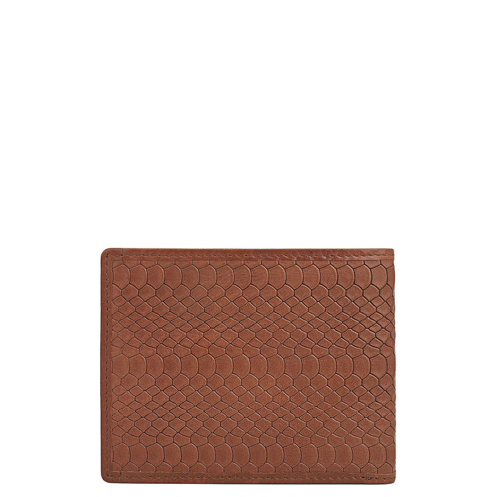 Cognac Bifold Leather Mens Wallet
