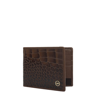 Date Bifold Leather Mens Wallet