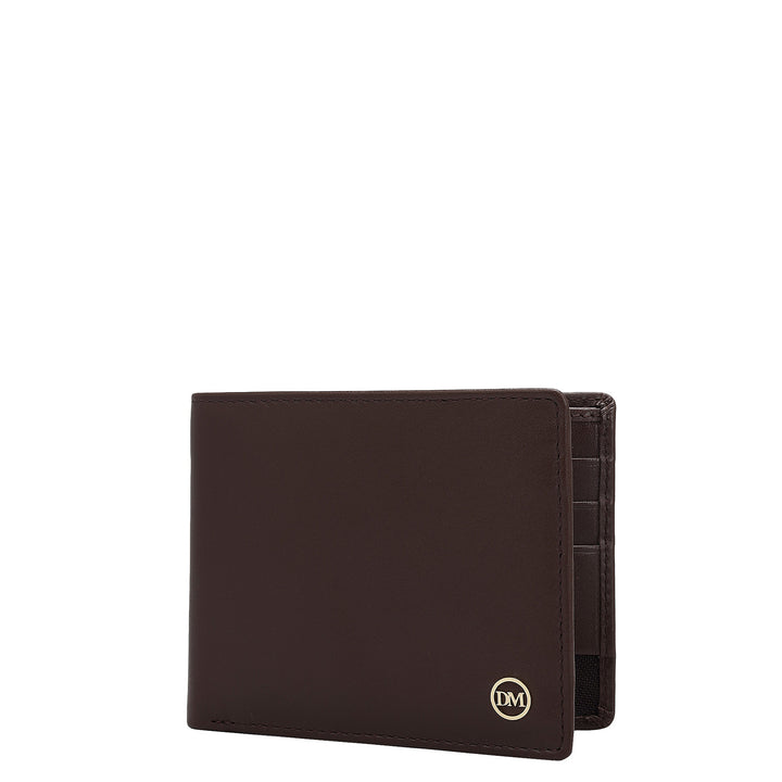 Brown Bifold Leather Mens Wallet