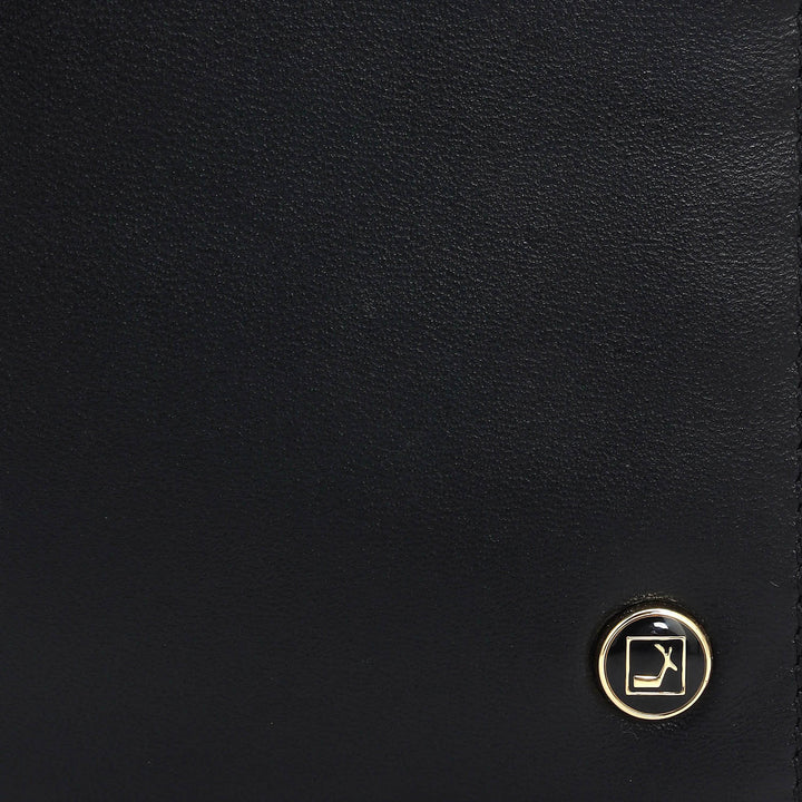 Black Bifold Leather Mens Wallet