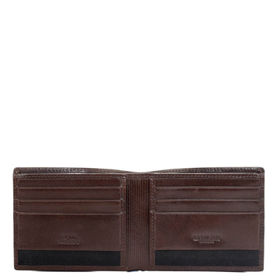 Brown Bifold Leather Mens Wallet