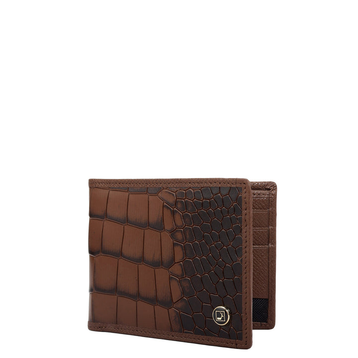 Date Bifold Leather Mens Wallet