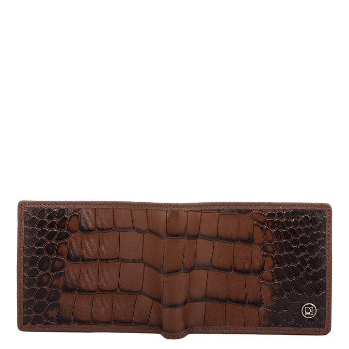 Date Bifold Leather Mens Wallet