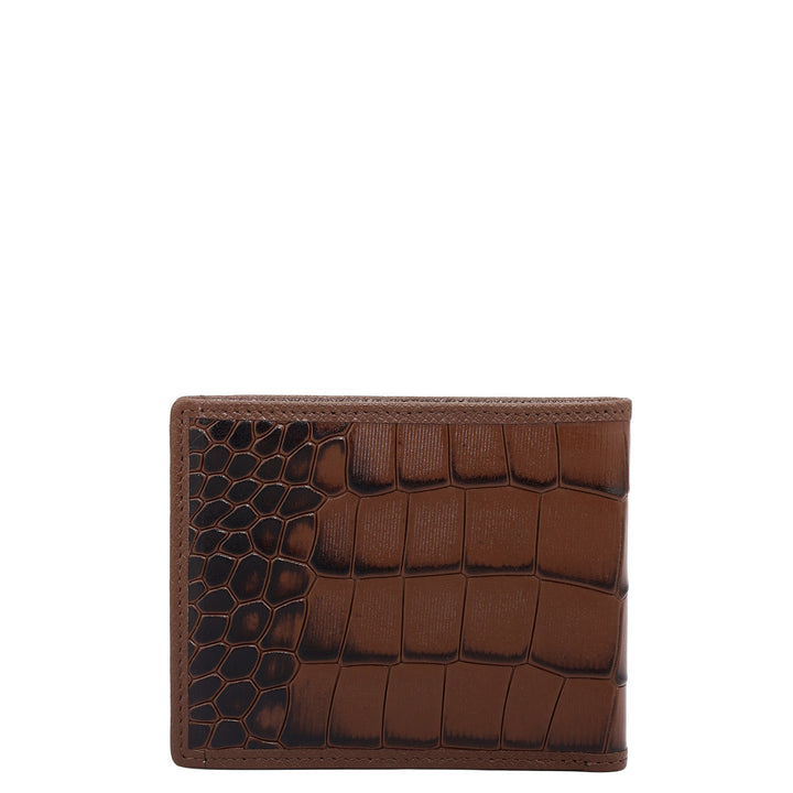 Date Bifold Leather Mens Wallet