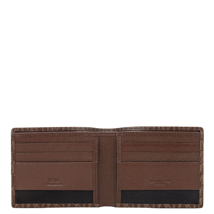 Monogram Bifold Men's Wallet - Walnut