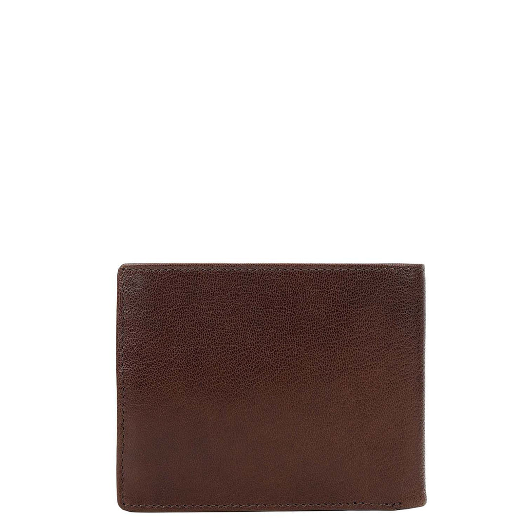 Brown Bifold Leather Mens Wallet