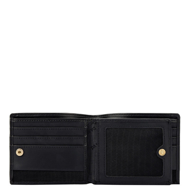 Mat-Emboss Bifold Men's Wallet - Black