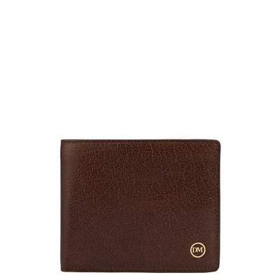 Brown Bifold Leather Mens Wallet