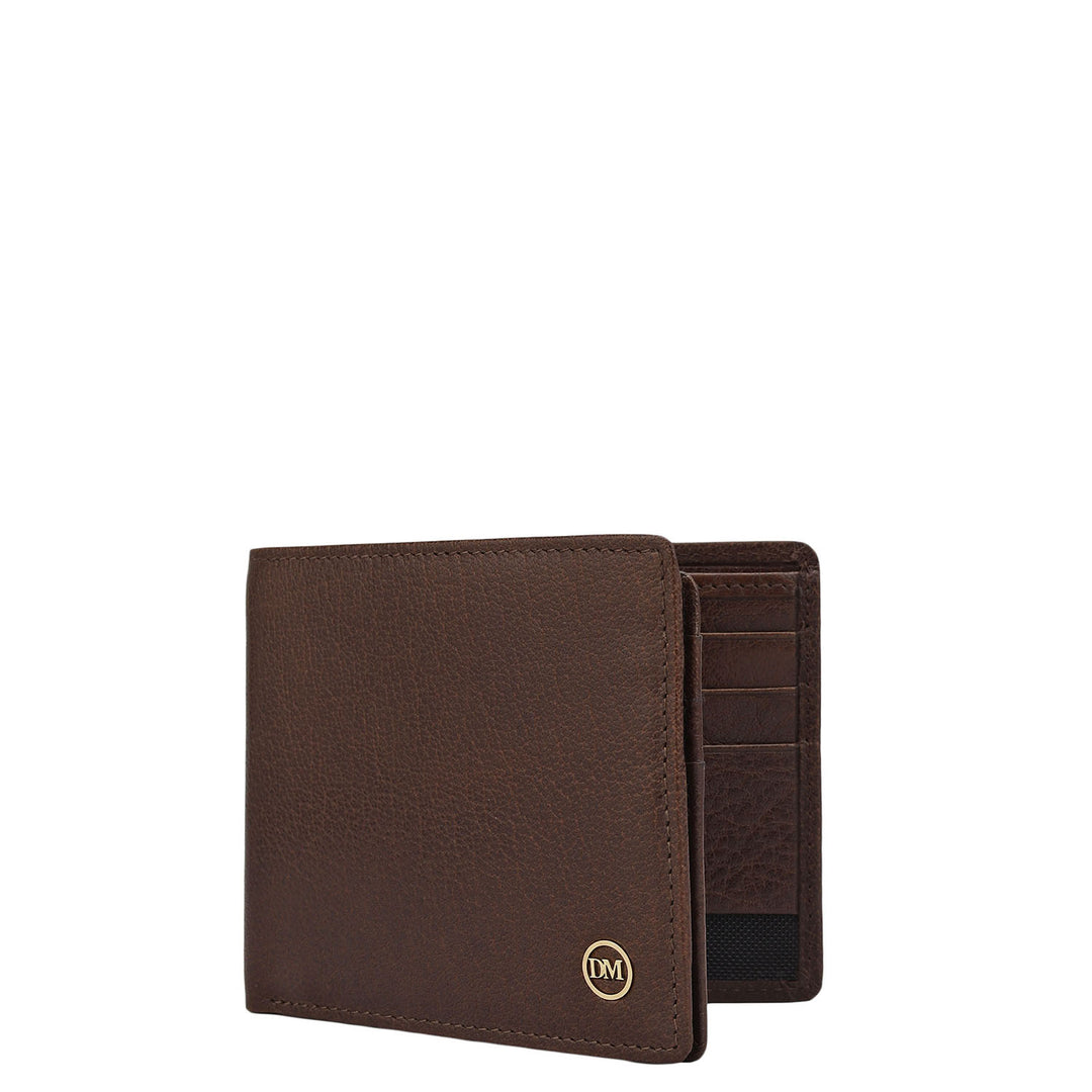 Brown Bifold Leather Mens Wallet