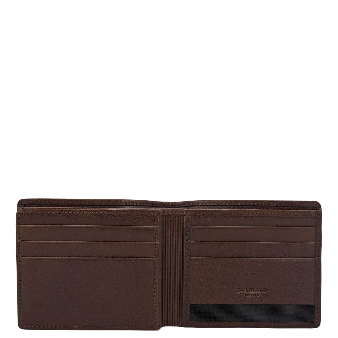 Brown Bifold Leather Mens Wallet