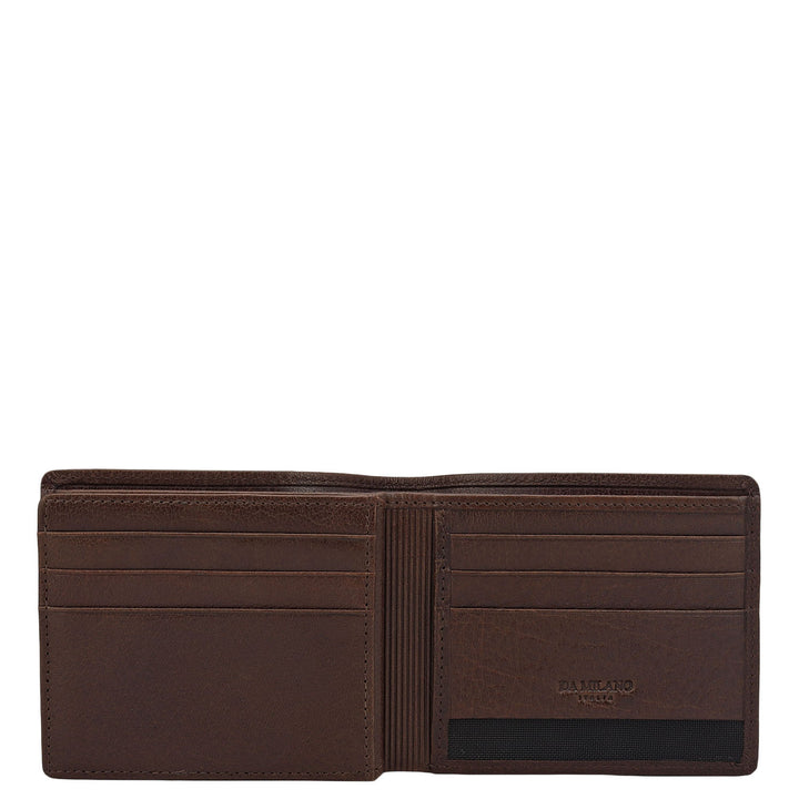 Brown Bifold Leather Mens Wallet