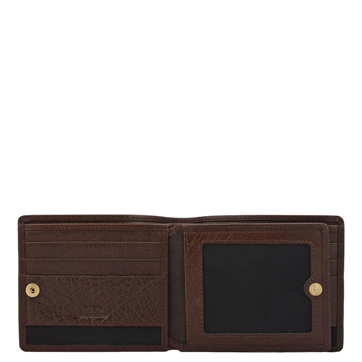 Brown Bifold Leather Mens Wallet
