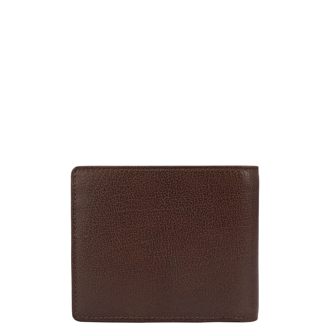 Brown Bifold Leather Mens Wallet