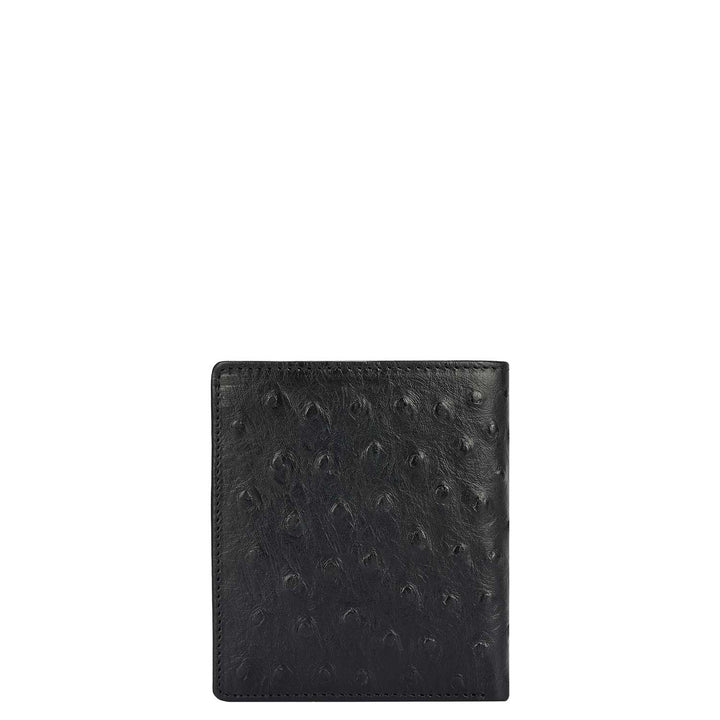 Black Bifold Leather Mens Wallet