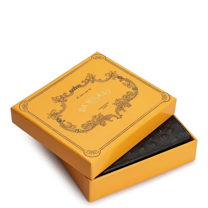 Black Bifold Leather Mens Wallet