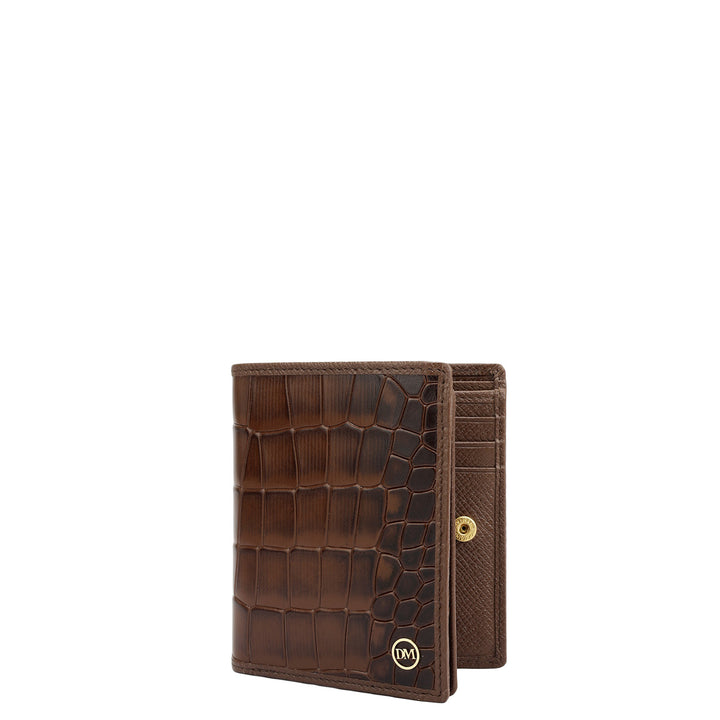 Date Bifold Leather Mens Wallet
