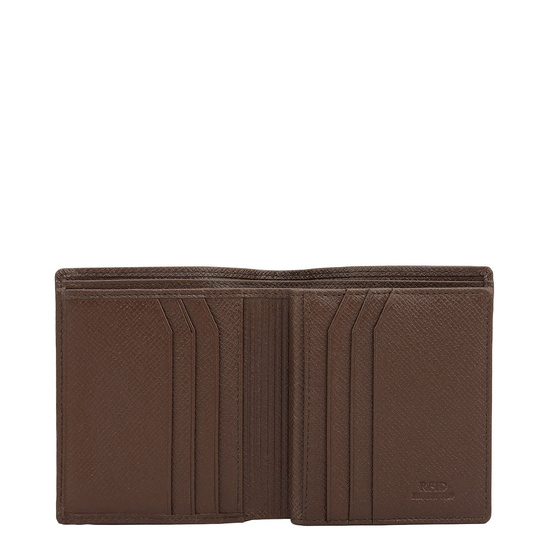 Date Bifold Leather Mens Wallet
